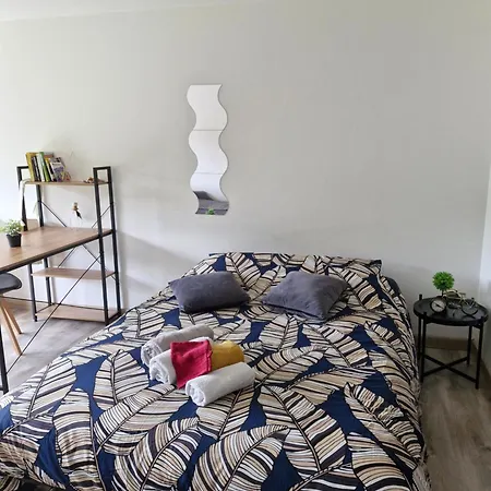 Apartment Joli Piece 15min A Pied Centre Depinal 4 Personnes Grace Au Canape Lit, Parking Prive Gratuit Et Parking Exterieur Gratuit Machine A Laver Tv Wifi Machine A Cafe Linge De Lit Et Serviettes Fournis