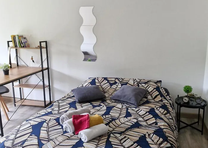 Apartment Joli Piece 15min A Pied Centre Depinal 4 Personnes Grace Au Canape Lit, Parking Prive Gratuit Et Parking Exterieur Gratuit Machine A Laver Tv Wifi Machine A Cafe Linge De Lit Et Serviettes Fournis